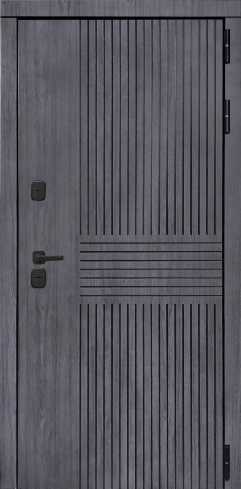 Входная дверь ДвериПРО Берген ФЛ-256 (10мм, бетон снежный) DPRO200157 внешняя сторона