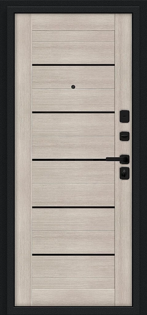 Входная дверь Райт Pecan/Cappuccino Melinga BR5637 внутренняя сторона