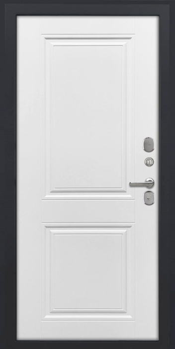 Входная дверь L-45 ФЛ-677 (10мм, белый матовый) внутренняя сторона