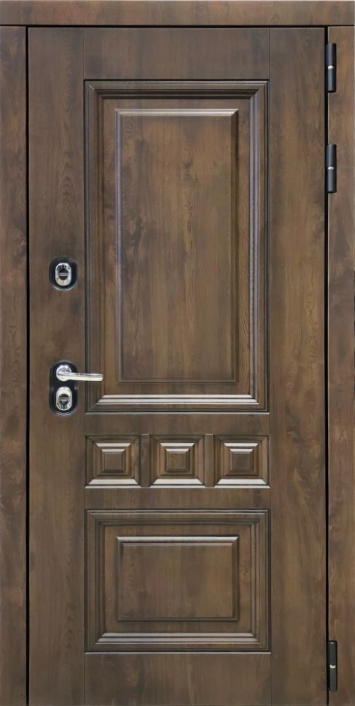 Входная дверь ДвериПРО Аура ФЛ-677 (10мм, белый матовый) DPRO196529 внешняя сторона